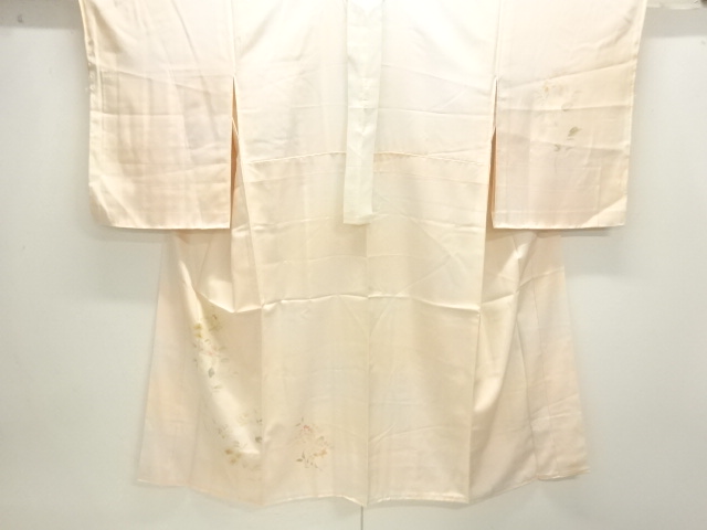 JAPANESE KIMONO / UNUSED FLORAL PATTERN JUBAN